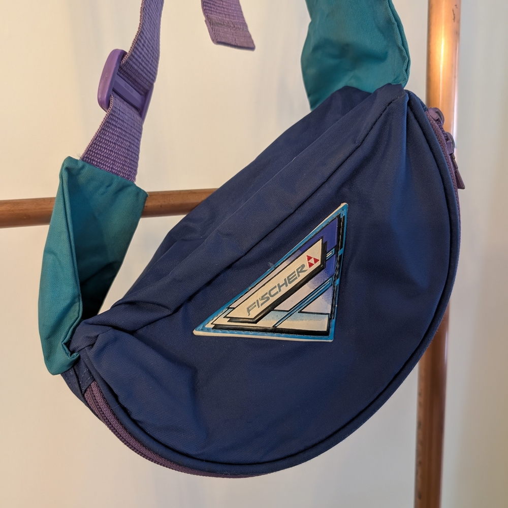 Fischer Blue and Teal Crossbody Bag/Fanny Pack